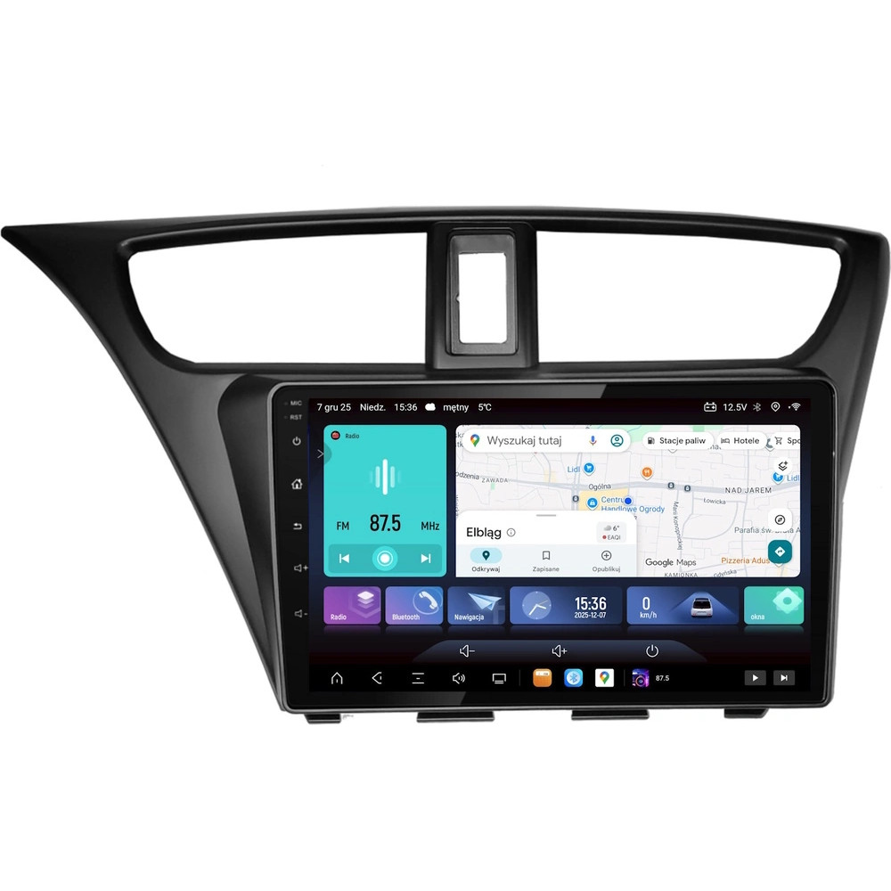 Stacja multimedialna Honda Civic 2011 - 2015 Hatchback GMS 9885EV Navix