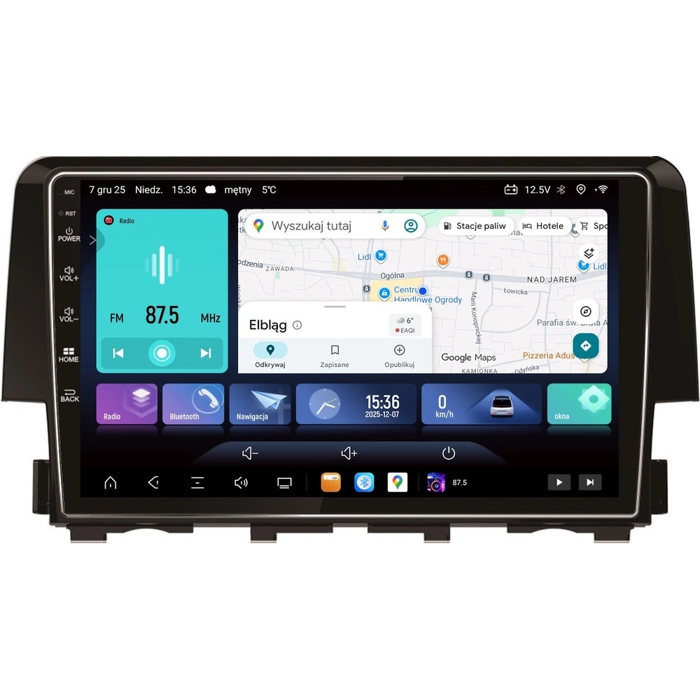 Stacja multimedialna Honda Civic 2016 - 2021 GMS 9885EV Navix