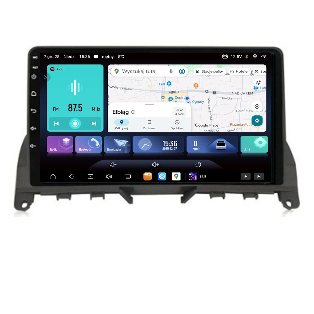 Stacja multimedialna Mercedes C-klasa W204 2006 - 2011 GMS 9885EV Navix
