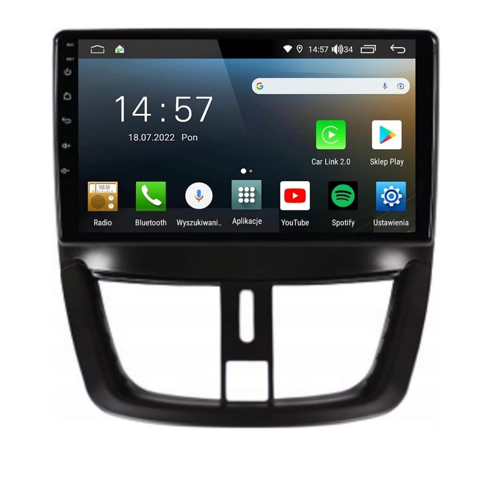 Stacja multimedialna Peugeot 207 2006 - 2012 GMS 9979TQ Navix