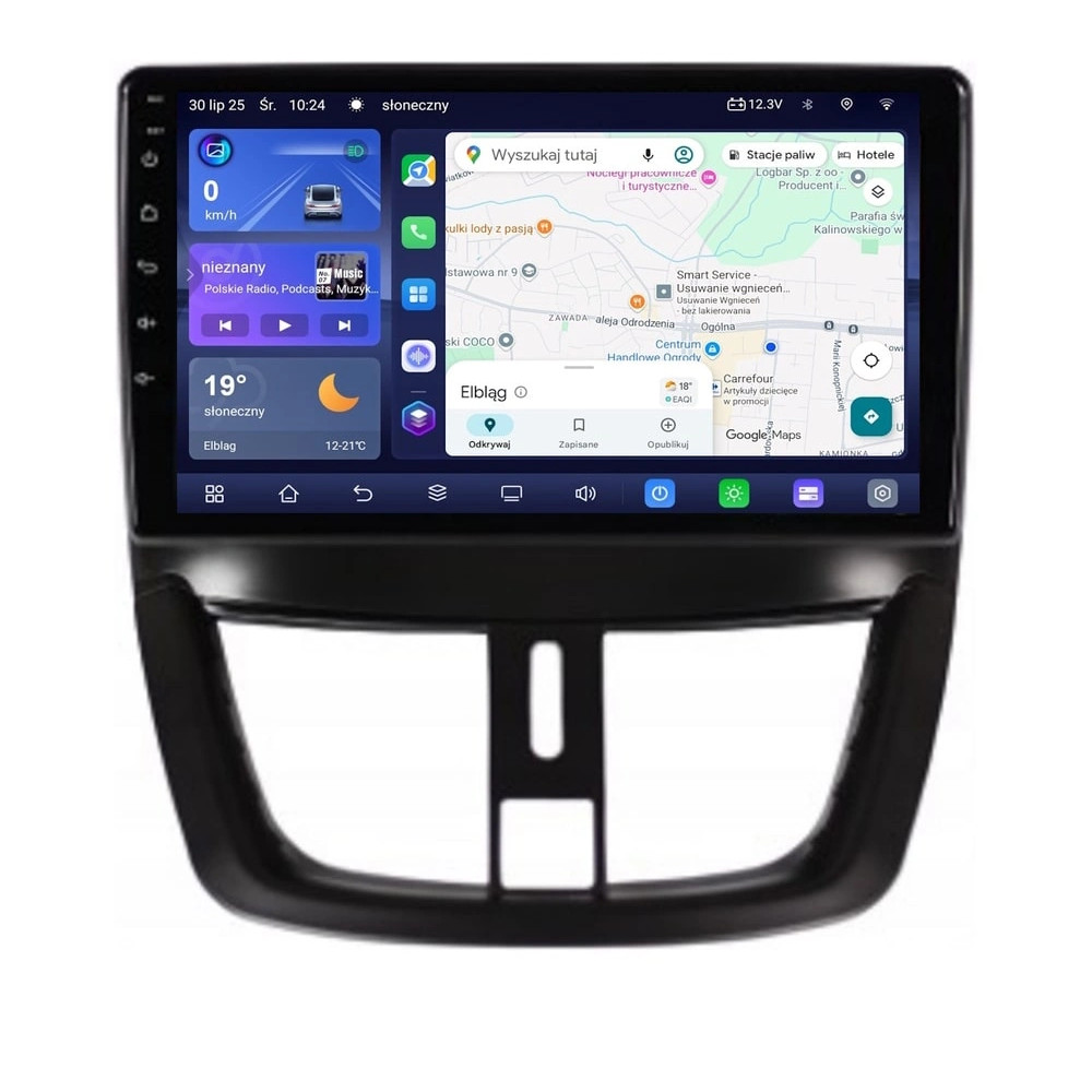 Stacja multimedialna Peugeot 207 2006 - 2012 GMS 7785TQ Navix