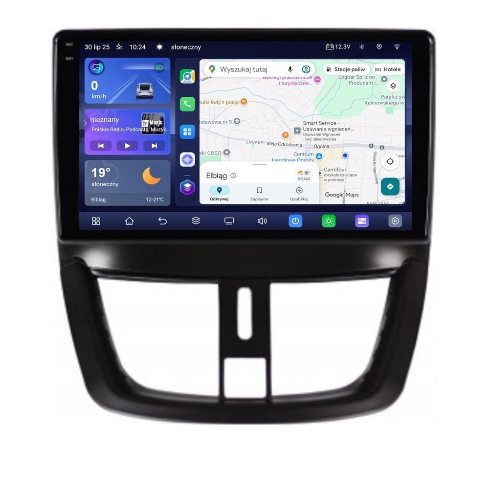 Stacja multimedialna Peugeot 207 2006 - 2012 GMS 7787TQ Navix