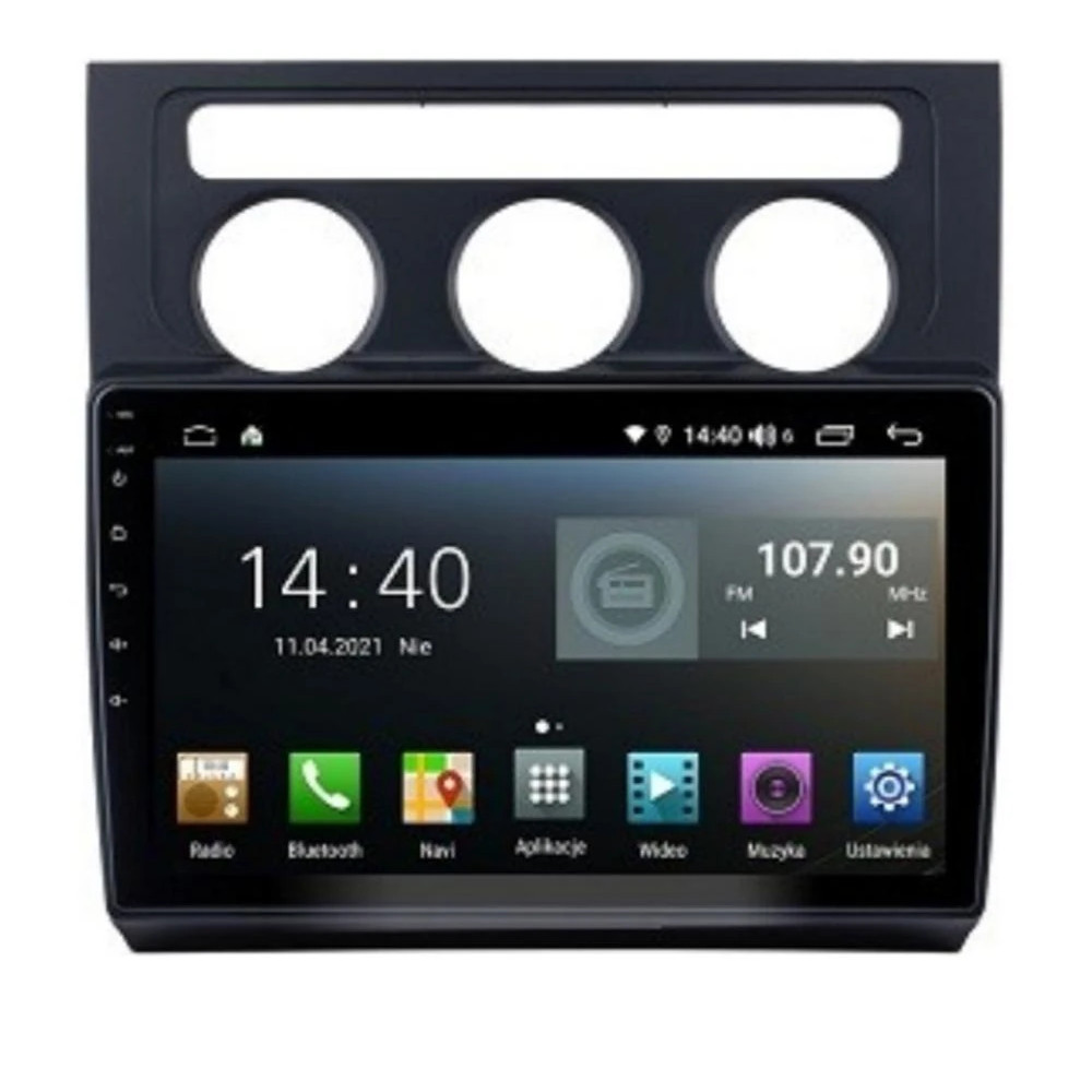 Stacja multimedialna Volkswagen Touran 2003 - 2009 automatyczna klimatyzacja GMS 9974TQ 4+32GB Navix