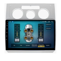 Stacja multimedialna Volkswagen Touran 2003 - 2009 manualna klimatyzacja GMS 9974TQ 4+64GB Navix