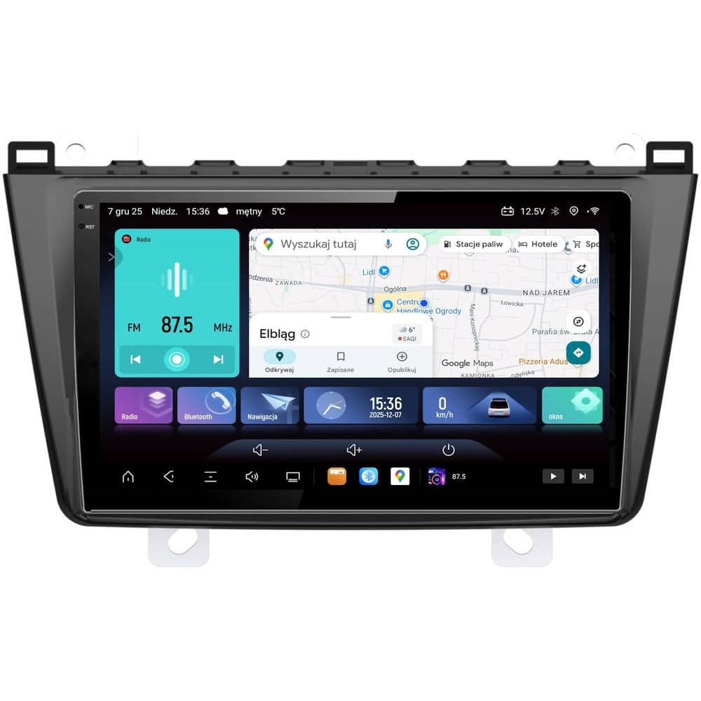Stacja multimedialna Mazda 6 2007 - 2012 GMS 9887EV Navix