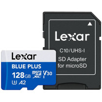 Rejestrator jazdy 70mai 4K Omni X800 Czerwona + Lexar micro SDXC 128 GB Blue