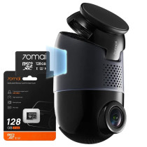 Rejestrator jazdy 70mai 4K Omni X800 Czarna + karta 70mai microSD 128GB