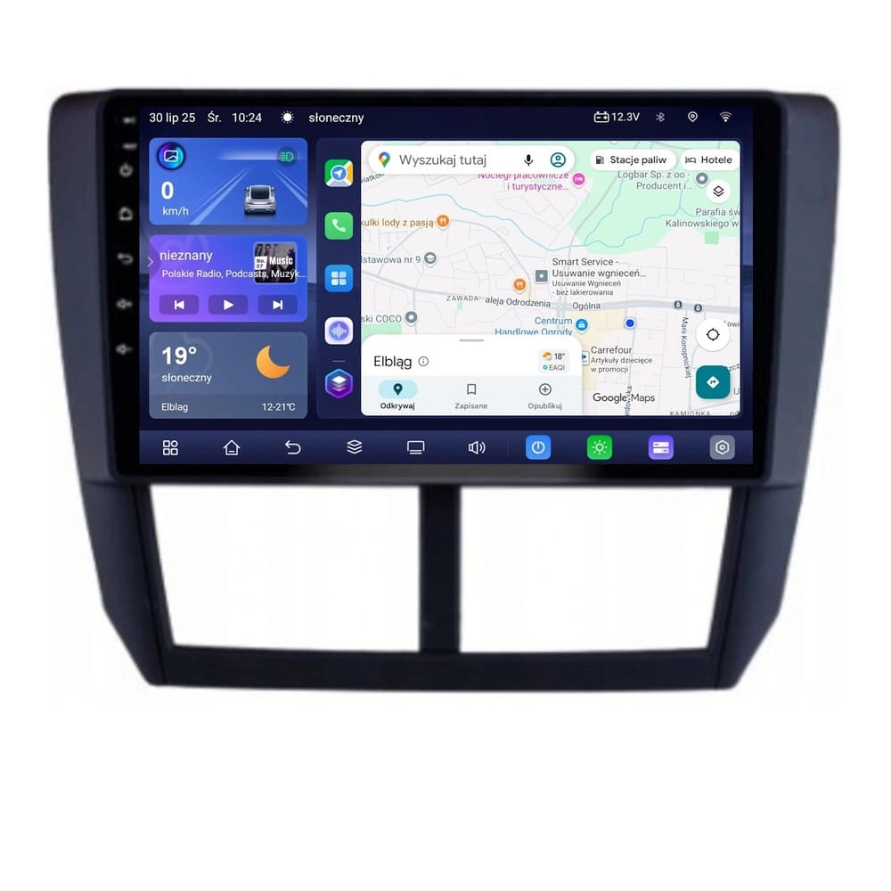 Stacja multimedialna Subaru Forester 2008 - 2012 GMS 7789TQ Navix