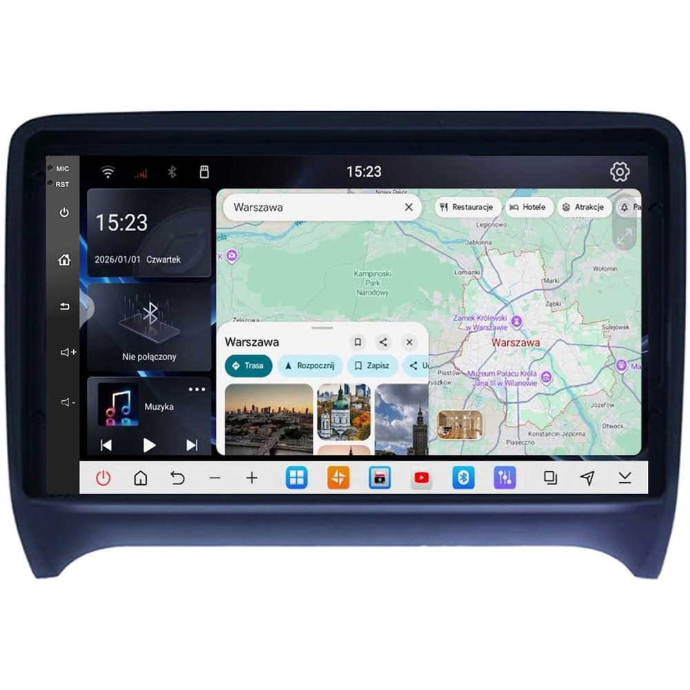 Stacja multimedialna Audi TT 2007 - 2014 GMS 6675RK Navix