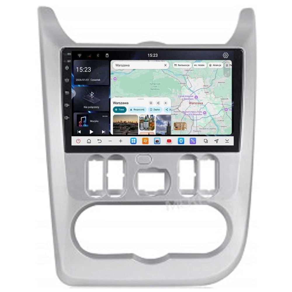 Stacja multimedialna Dacia Sandero 2008 - 2012 GMS 6675RK Navix
