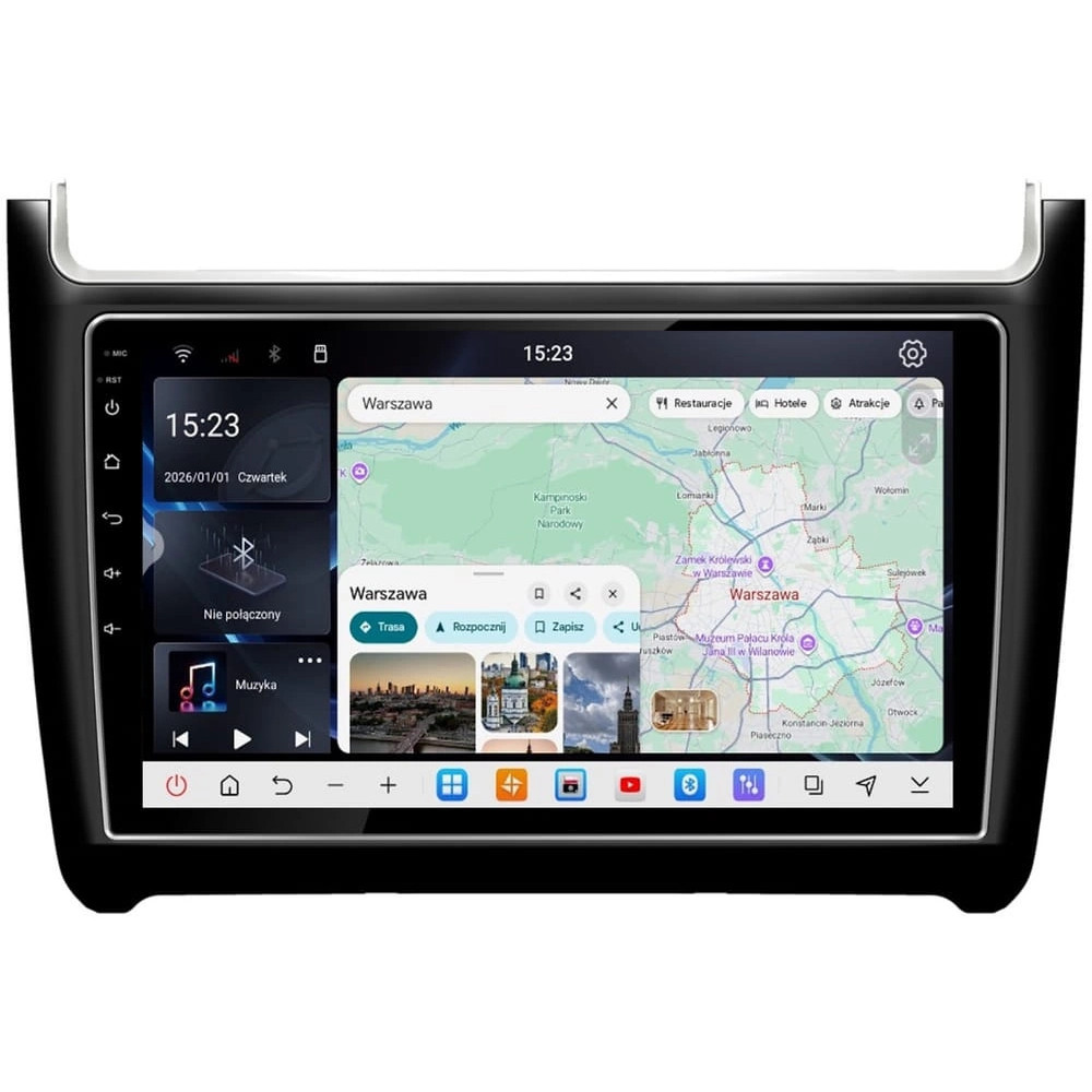 Stacja multimedialna Volkswagen Polo 2012 - 2016 GMS 6675RK Navix