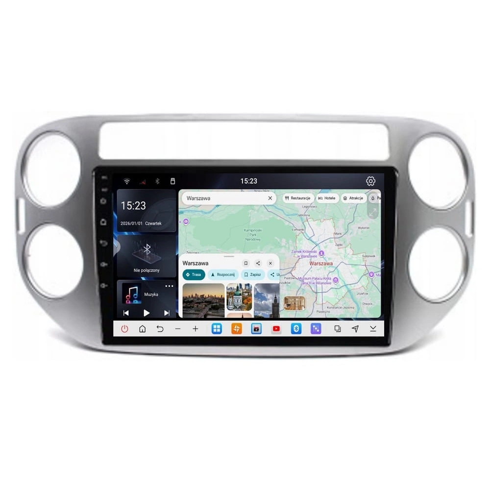 Stacja multimedialna Volkswagen Tiguan 2007 - 2016 GMS 6675RK Navix