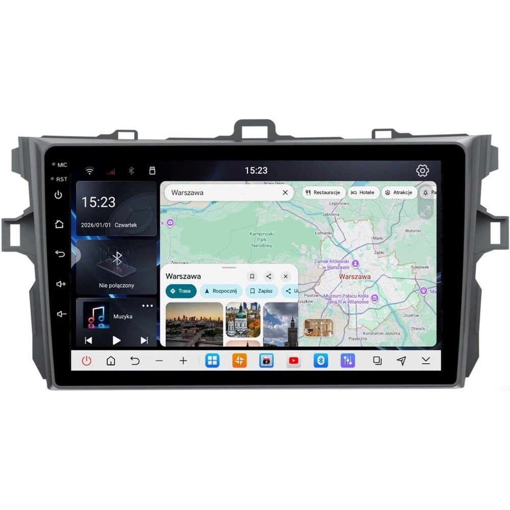 Stacja multimedialna Toyota Corolla 2007 - 2012 GMS 6675RK Navix