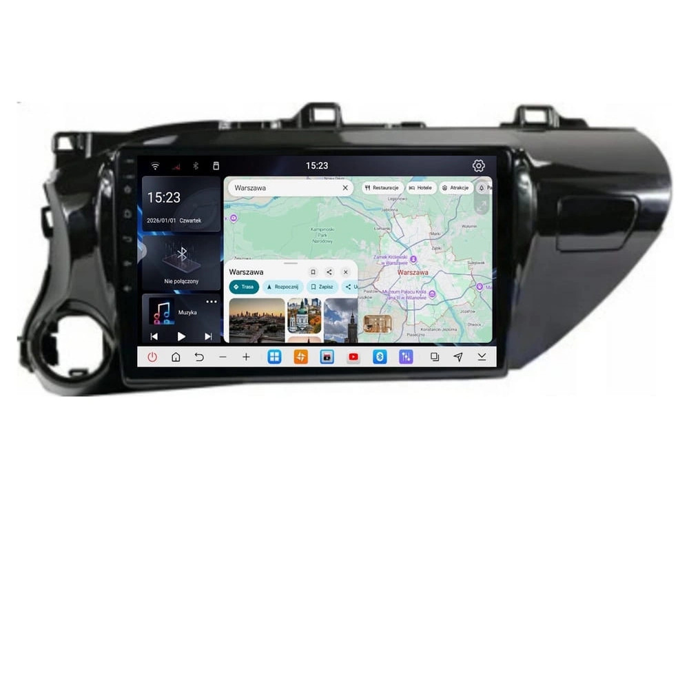 Stacja multimedialna Toyota Hilux 2015 - 2020 GMS 6674RK Navix