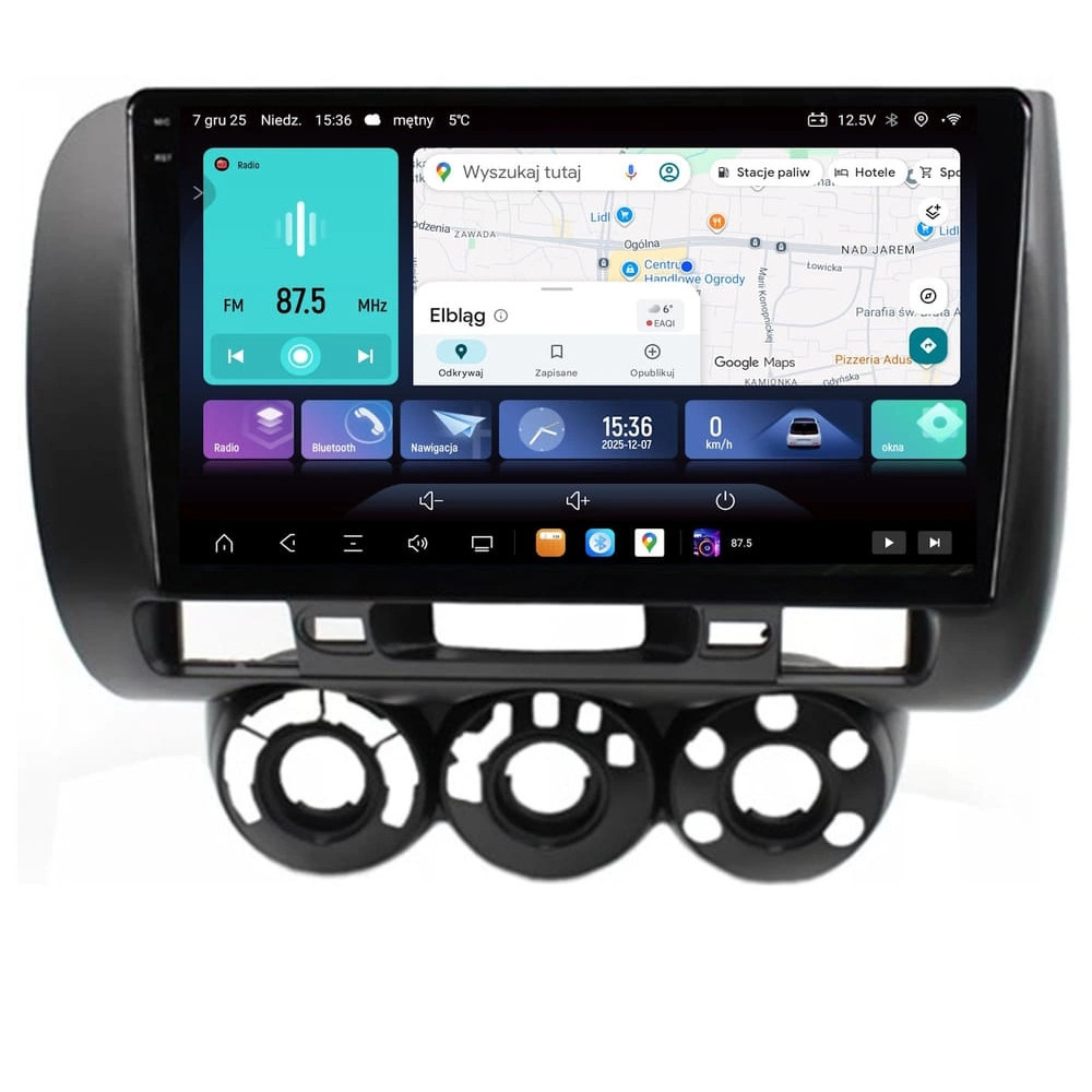 Stacja multimedialna Honda Jazz 2001 - 2007 GMS 9887EV Navix