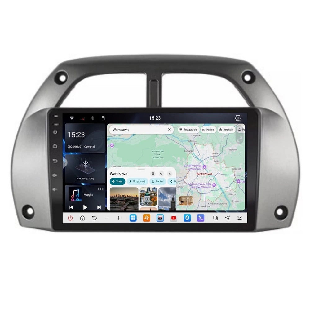 Stacja multimedialna Toyota RAV4 2001 - 2006 GMS 6675RK Navix