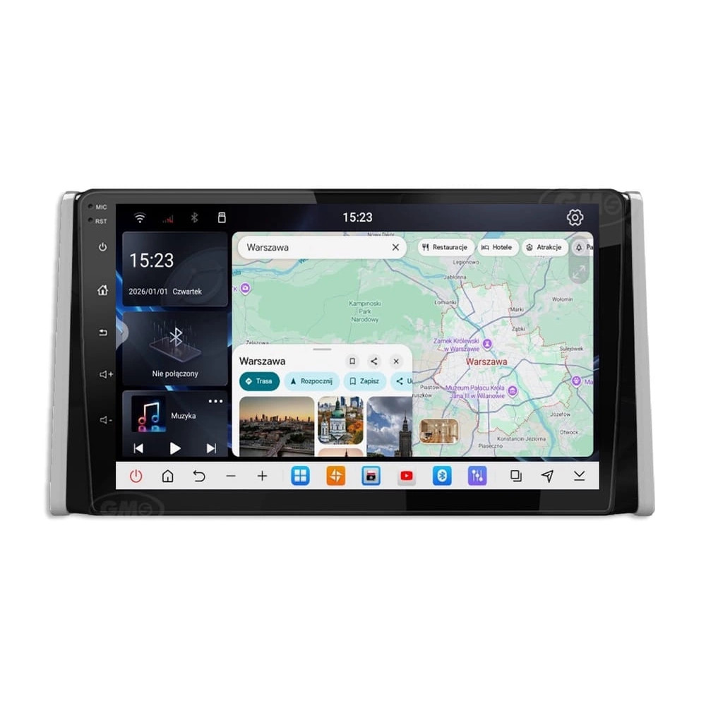 Stacja multimedialna Toyota RAV4 2019 - 2023 GMS 6674RK Navix