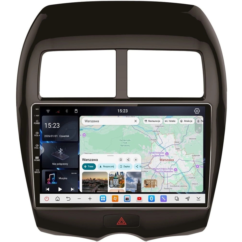 Stacja multimedialna Mitsubishi ASX 2010 - 2017 GMS 6674RK Navix