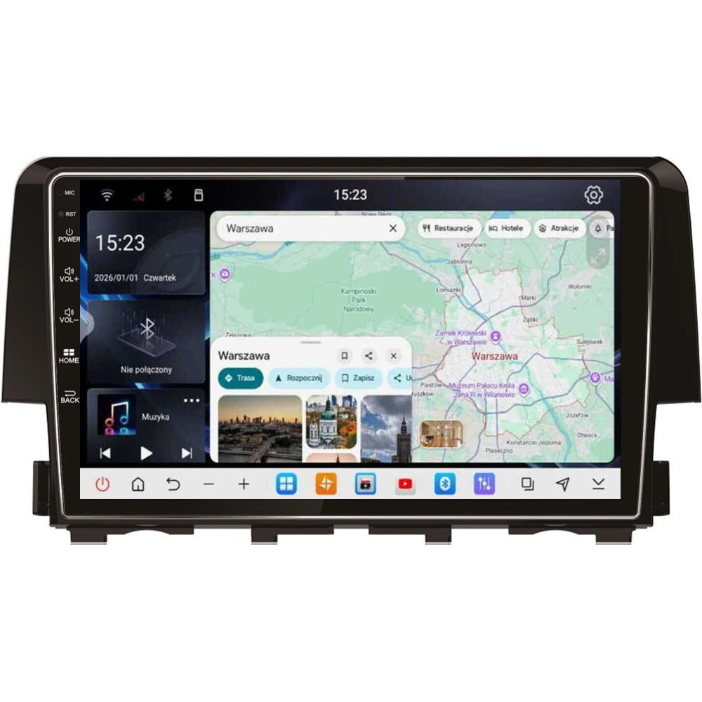Stacja multimedialna Honda Civic 2016 - 2021 GMS 6675RK Navix