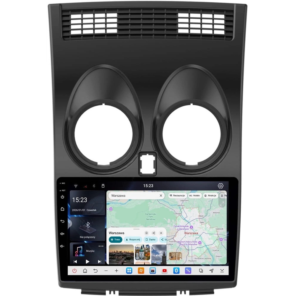Stacja multimedialna Nissan Qashqai 2006 - 2013 GMS 6675RK Navix