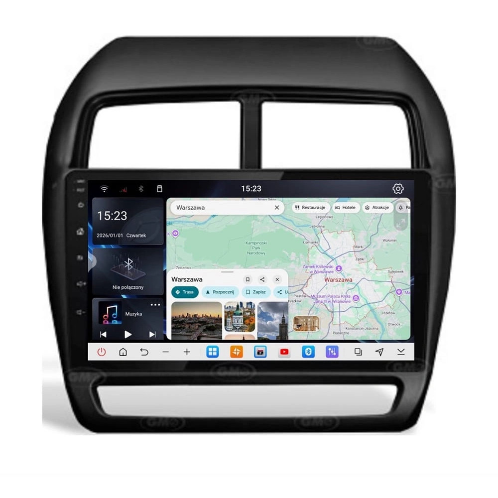 Stacja multimedialna Mitsubishi ASX 2018 - 2020 GMS 6674RK Navix