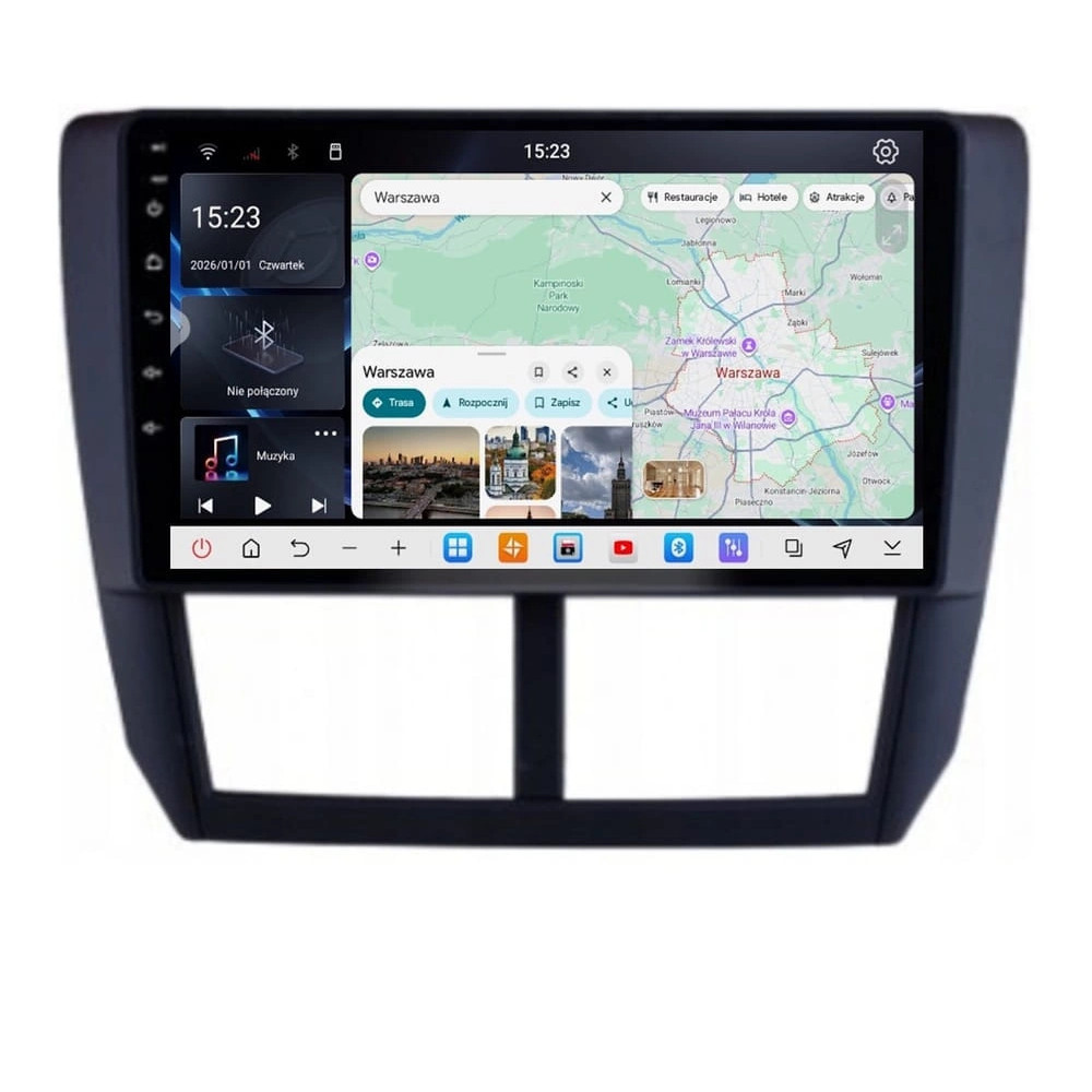 Stacja multimedialna Subaru Forester 2008 - 2012 GMS 6675RK Navix