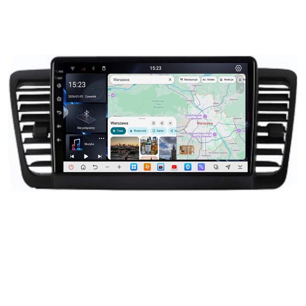Stacja multimedialna Subaru Legacy 2004 - 2009 GMS 6675RK Navix
