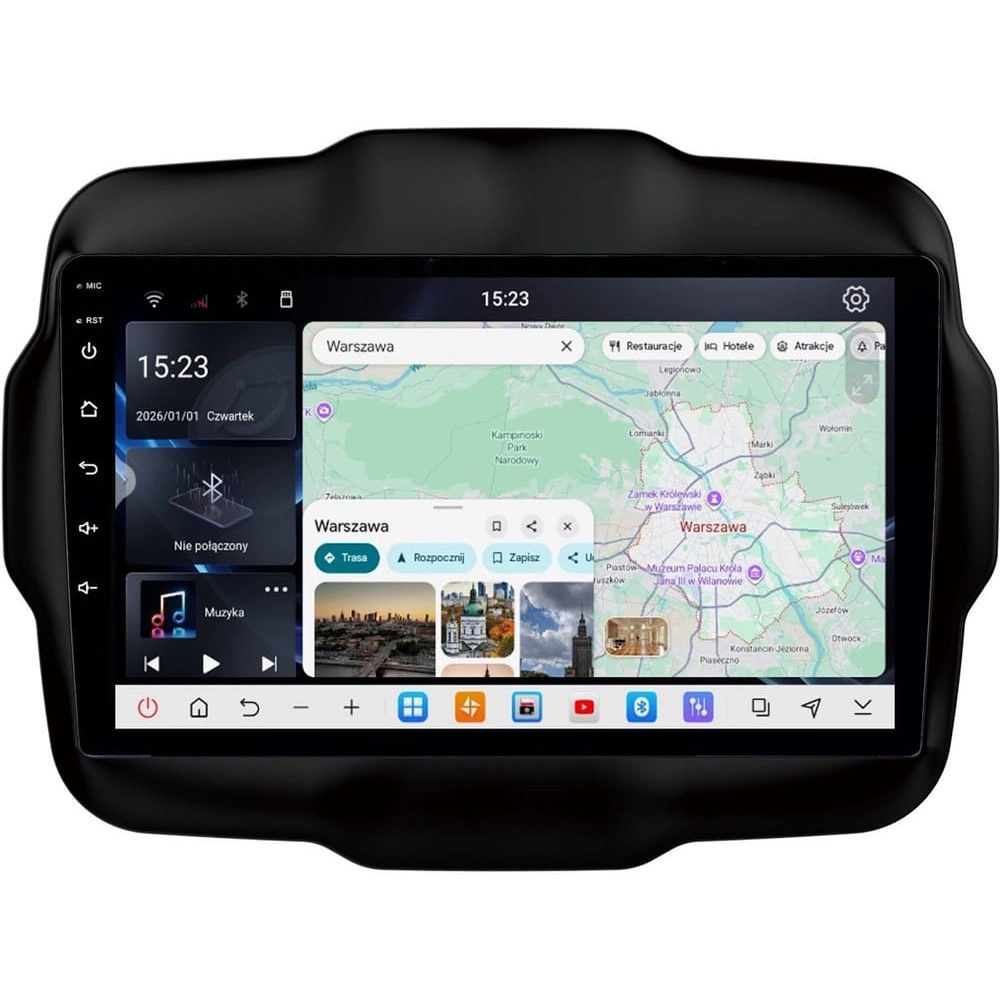Stacja multimedialna Jeep Renegade 2014 - 2020 GMS 6675RK Navix
