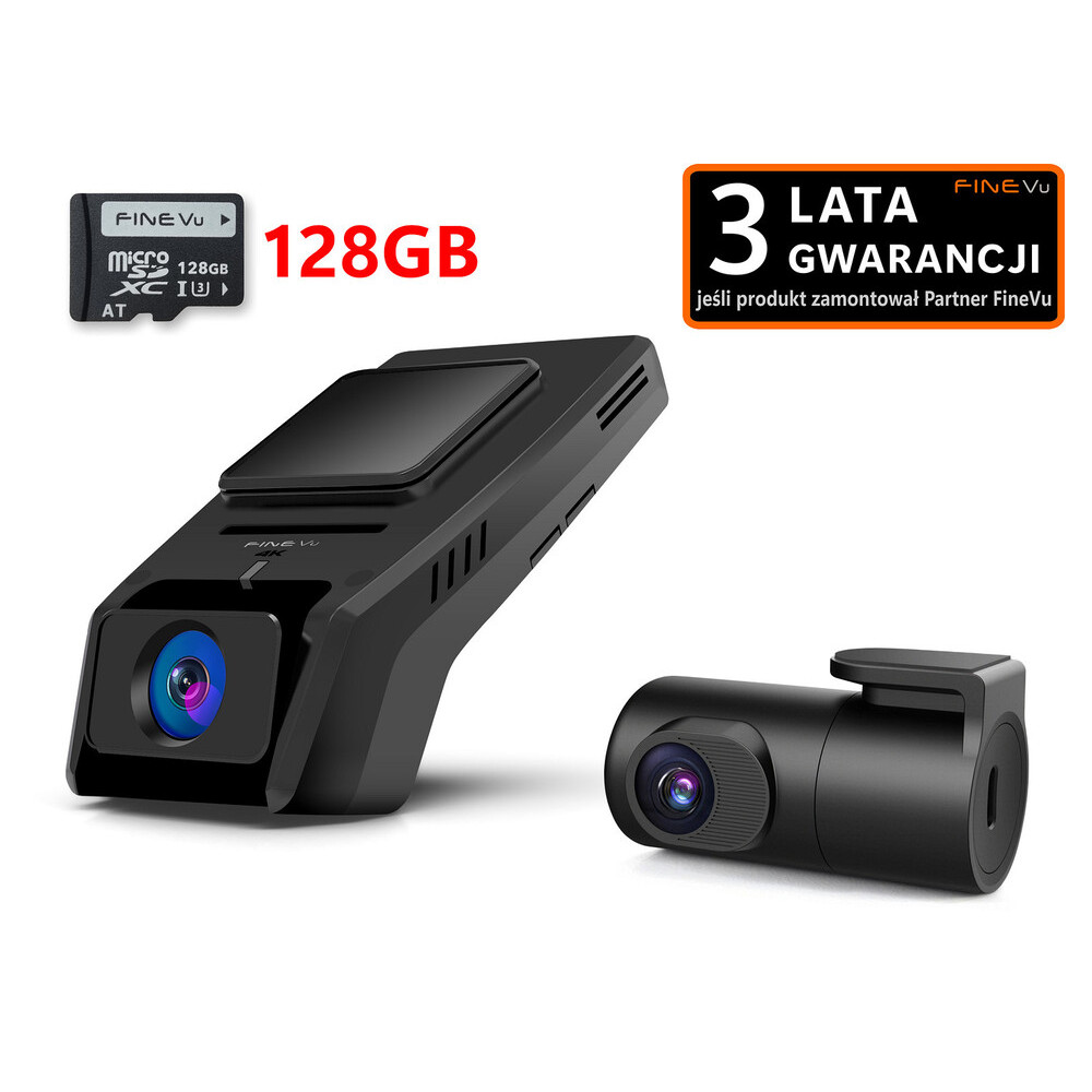 Rejestrator Jazdy FineVu GX1600 karta 128GB