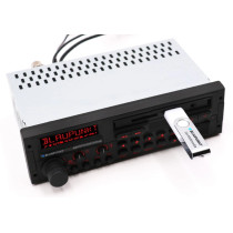Radio samochodowe Blaupunkt Bremen SQR 46 DAB w stylu retro, Bluetooth, USB, AUX