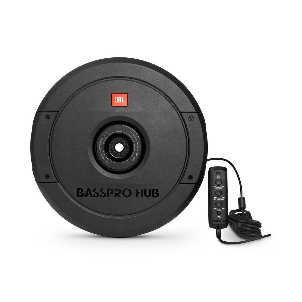 Subwoofer JBL Basspro HUB - głośnik 30cm, aktywny, obudowa w koło zapasowe